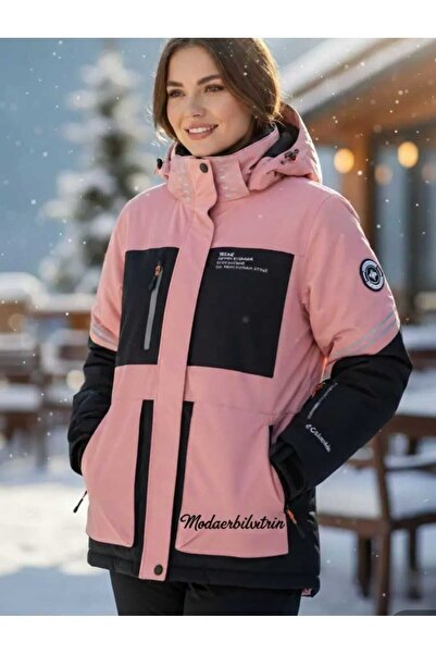 çaymekani Fashion Kadın Termal Mont -30C Soğuğa Kadar Koruma Sağlar