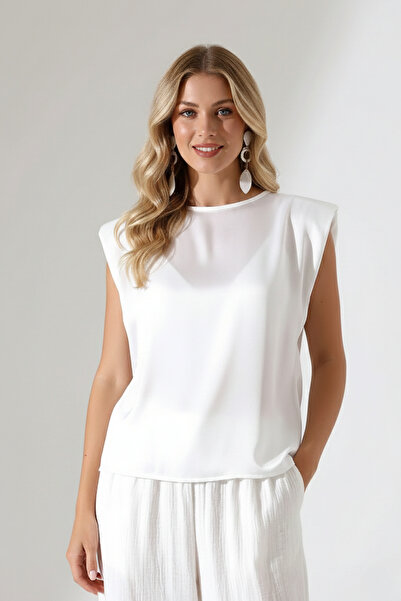 İntive Lingerie Women's Shoulder Pad Pack Satin Tank Top