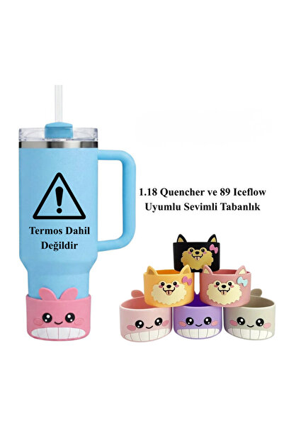 Stanley Quencher - Iceflow - Lumin - Sevimli Yeni Nesil Pipetli Termos Aksesu...