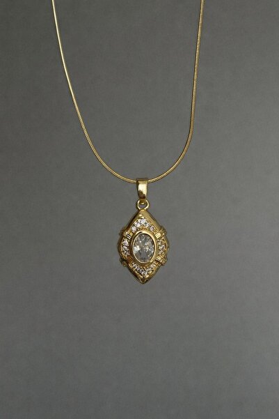 Bubbleatelier Steel Vintage Look Gold Necklace