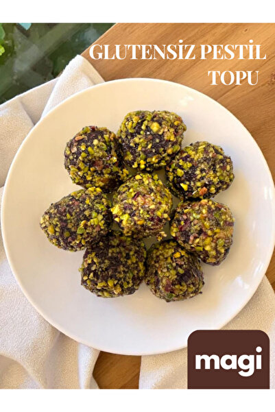 Magi Glutensiz & Şekersiz Atom Topu | Antep Fıstıklı, Fındık Ezmeli | Katkısı...