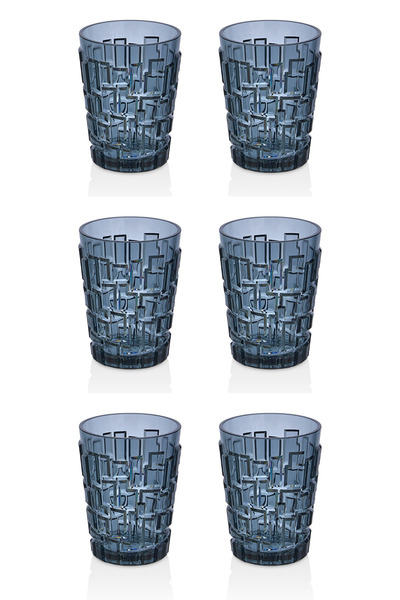 GastroPlast 6 Adet Kırılmaz (Pc) 250 ml Desenli Bardak - Profesyonel Servis v...