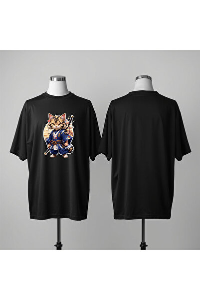 Vordevia Printed Crew Neck Wide Fit Unisex Tshirt