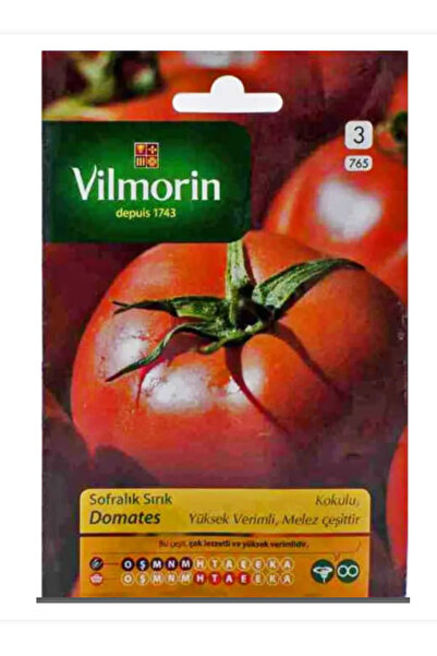 Vilmorin Fibron Gel Çanakkale Tarla Domatesi Kırmızı Sırık Domates Tohumu