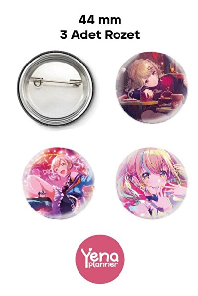 Yenaplanner Project Sekai Bag Ornament Set / Badge Set / Opener Keychain Set