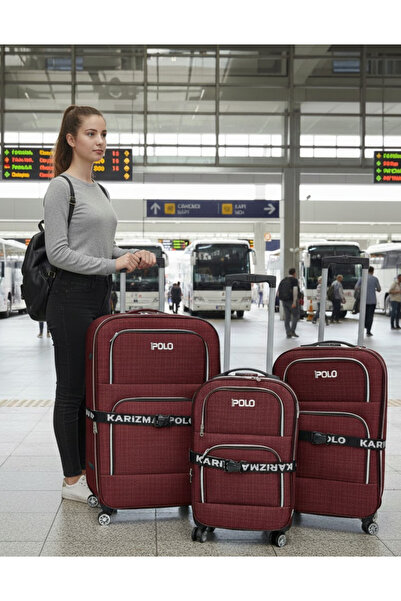 KARİZMA POLO With Safety Straps - Waterproof Fabric - 4 Wheels - with Bellows...