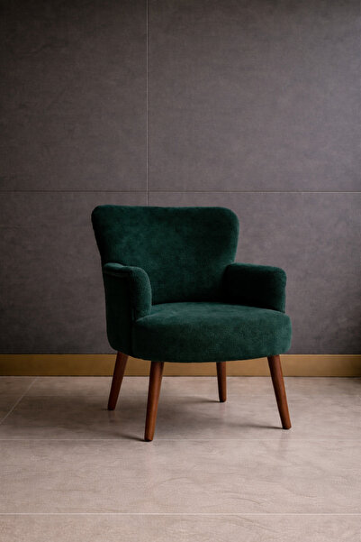 kayserhome Welsoft Yumuşak Kumaş Modern Berjer Tekli Koltuk | Demonte | Ahşap...