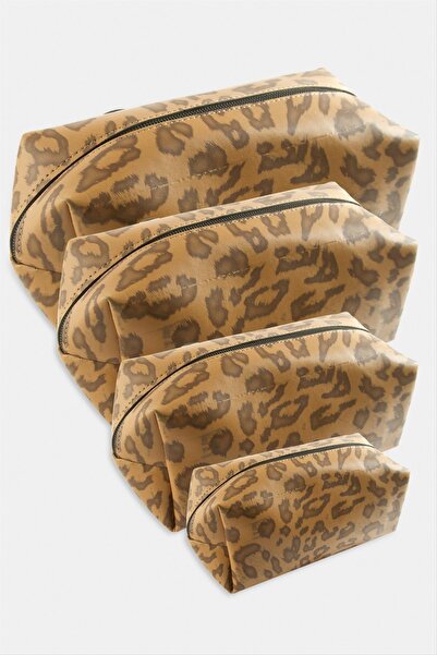 ZENCHES Ръчна чантичка за грим, 4 броя