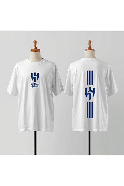 Vordevia Al Crescent Printed Crew Neck Wide Fit Unisex Tshirt