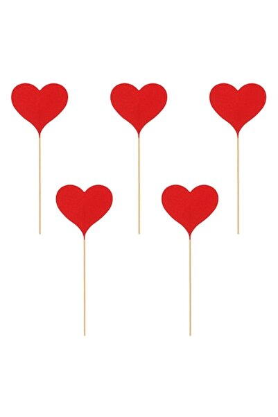 OEM Red Heart Photo Props - 5pcs