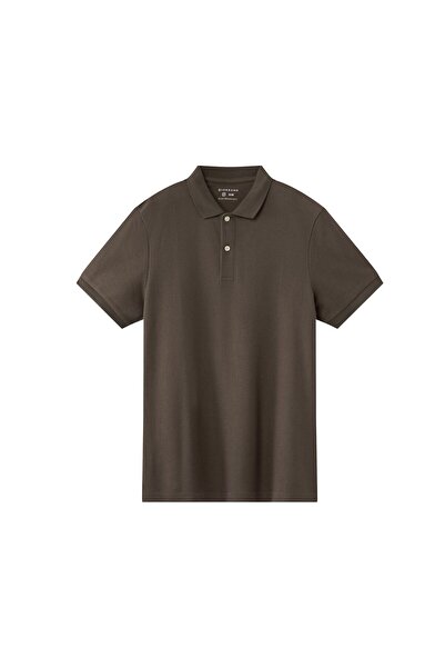 Giordano Men’s Premium Slim Fit Jacquard Knit Polo with Flat Collar