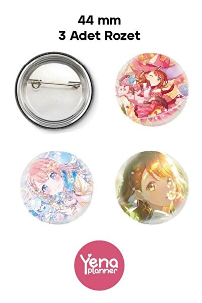 Yenaplanner Project Sekai Bag Ornament Set / Badge Set / Opener Keychain Set