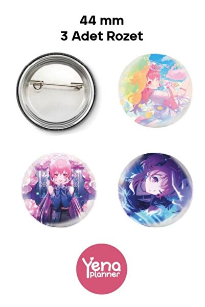 Yenaplanner Project Sekai Bag Ornament Set / Badge Set / Opener Keychain Set