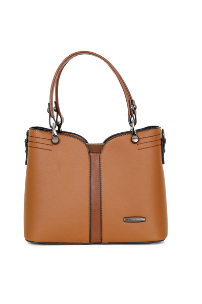 MOLDİVA Dona Leather 3-Compartment Medium Shoulder Bag, Women's Shoulder Bag,...