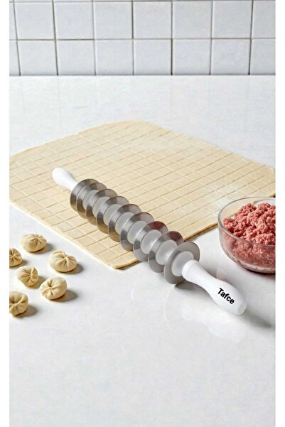 tafce Mantı Kesme Merdanesi, Çelik 9 Bıçak Mantı Kesici Merdane