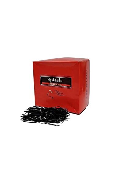 SPLASH مجموعة دبابيس شعر مفتوحة كبيرة، 500 قطعة، لون أسود