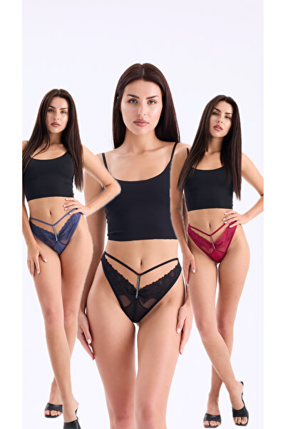 YOYYO Women's 3-Piece Set with Waist Detail, Women's Underwear, Zebra Pattern...