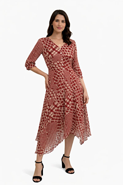 PRİNCESS Casual dress with a heritage style and front buttons