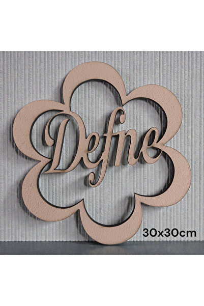 MK butik Kapı Süsü Isimli Papatya Kasnak,makrome Papatya,makrome Isimlik