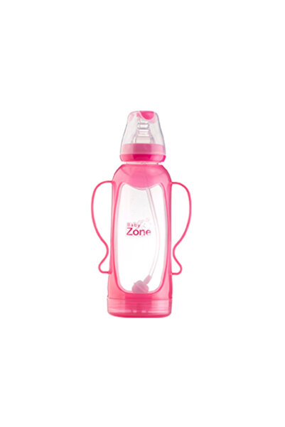 Baby Zone زجاجة رضاعة بلاستيكية للأطفال سعة 280 مل