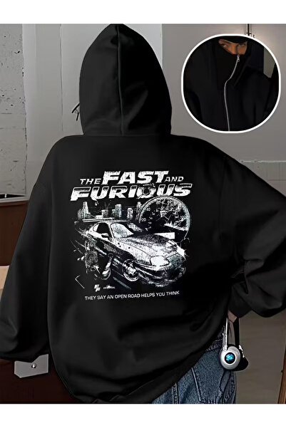 Le Savu ستريت وير سيريز مطبوع سويت شيرت أسود للجنسين مزود بقناع كار بغطاء رأس...