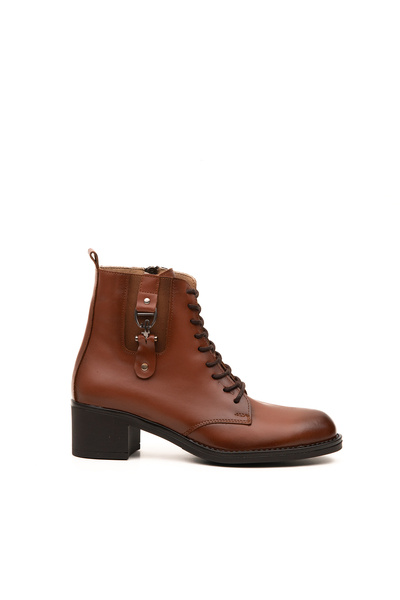 VENZA Genuine Leather Heel Sole Tan Color Women's Boots