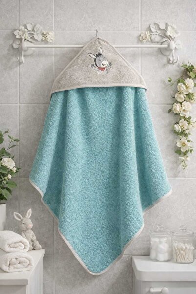 krm kerem bebe 100% Cotton Embroidered Head & Body & Soft & Water Absorbent 7...