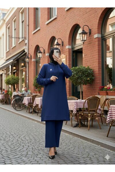 Azra kapşonlu ikili takım