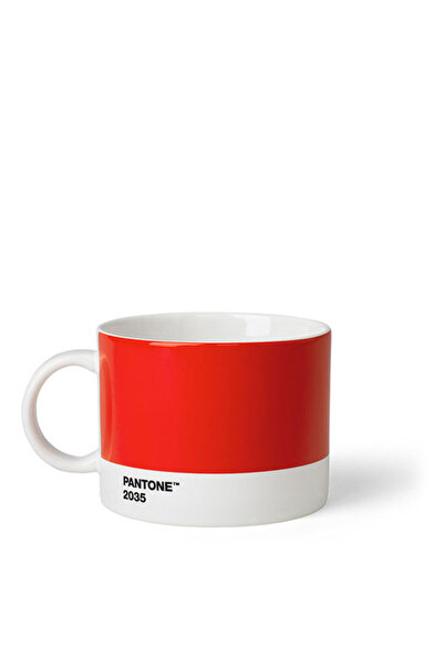 Pantone Begin Your Morning Tea Cup – Red