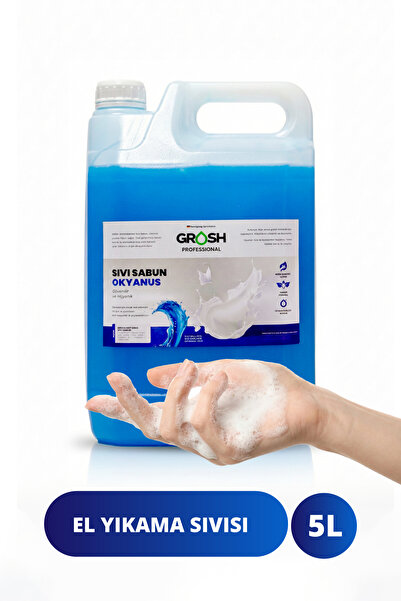 Grosh Okyanus Kokulu El ve Yüz Temizleme Sıvısı 5 Litre (5000 ml)