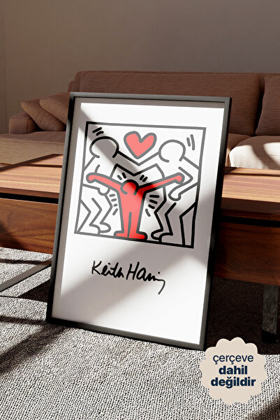 Persona Istanbul Keith Haring "Aile ve Sevgi" - İkonik Pop Art Duvar Posteri ...