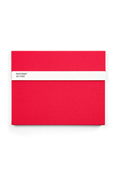 Pantone Premium Notebook with Pencil – Perfect for Notes & Ideas – Red