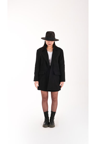 ROSEEMODE SİM ÇİZGİLİ KAŞE CEKET