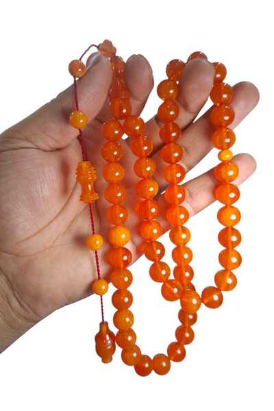 Cekke Tesbih سبحة كاتالين 11 مم بنظام شراشيب، صناعة يدوية أصلية، 45 حبة