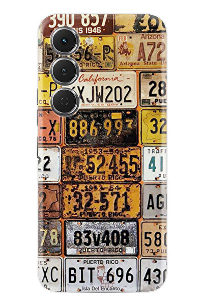 TECNO Spark 40 Pro (KM6) Kılıf Boutique Baskılı Resimli Yeni Plakalar Pcode -099
