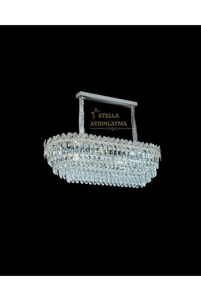 Stella Led Taşlı kristal ışıltılı avize Oturma Odası Salon Yatak Odası