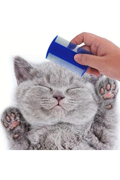 sanal trend 1 Piece Cat Dog Double-Sided Plastic Comb Flea Lice Comb