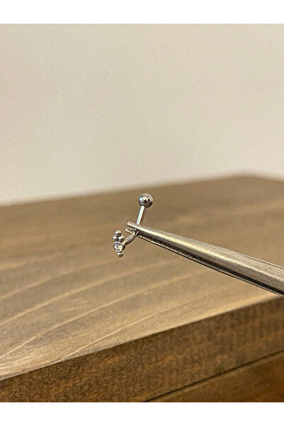 Rupen Kraft 316 L Cerrahi Çelik Gümüş Arma Güneş 10m x 1,2mm Çelik Kaş Daith ...