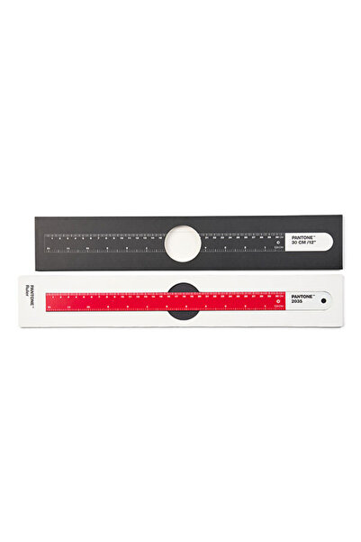 Pantone Measure in Style 30 CM Ruler – Red