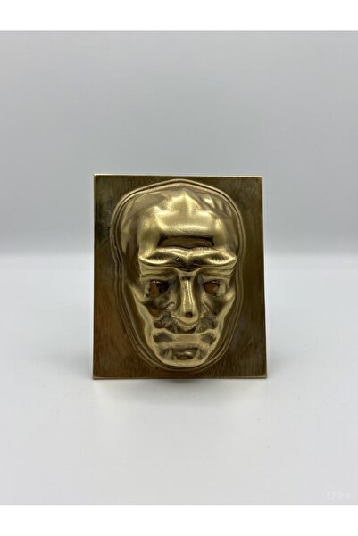 House CNC Dik İşleme Saf Pirinç Atatürk Büstü - Lüks Koleksiyon Parçası 500gr