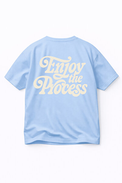 LORVEX T-Shirt (Unisex) Enjoy Printed Oversized 100% Cotton T-Shirt