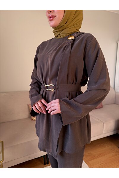 El Amira Aurelia Gold Tokalı Kemerli İkili Takım