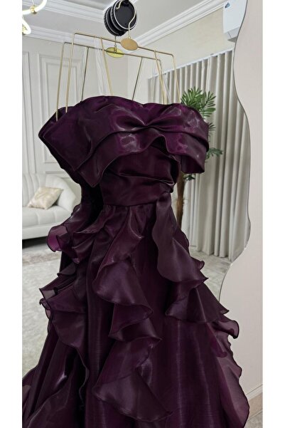 ZAYNAFASHIONSA purple evening dress