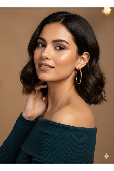 RMY MODA أقراط هوب محكم