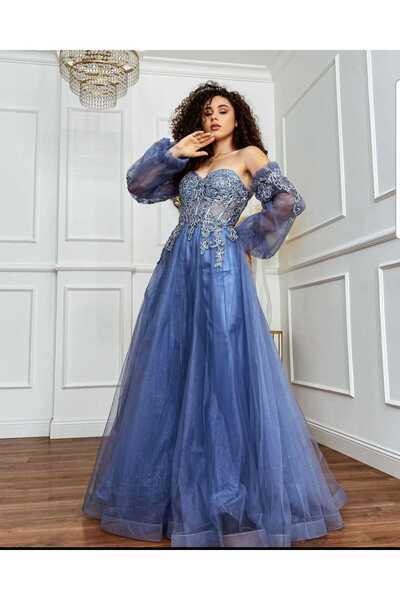 Diva Exclusive Fashion Princess corset dress with embroidered bodice and deta...