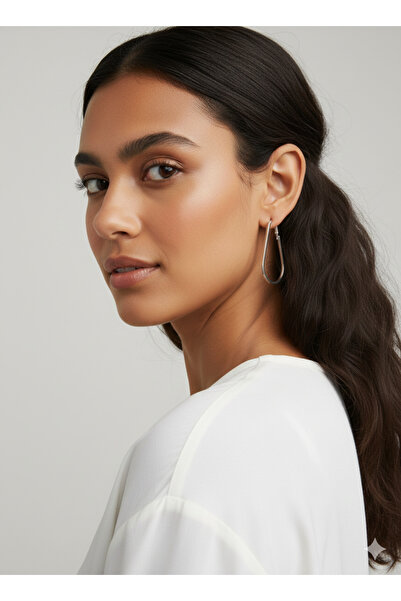 RMY MODA Minimal Drop Hoop Earrings
