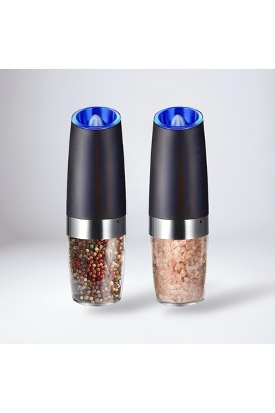 OEM Gravity electric salt and pepper grinder, 21 cm, automatic activation