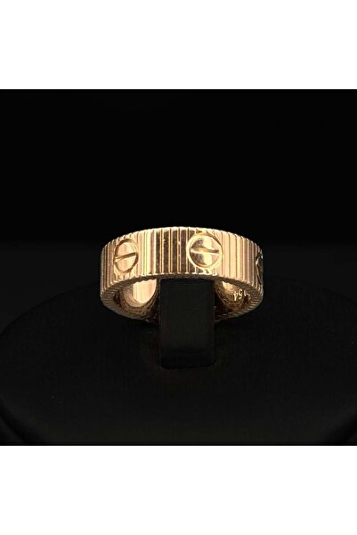 Generic Diamond-finished ring in a copper color, special edition, color guara...