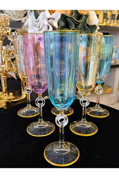 LOKMAN ZÜCCACİYE SHOWROOM Paşabahçe 6-Piece Colorful Coffee Cup and Saucer Se...