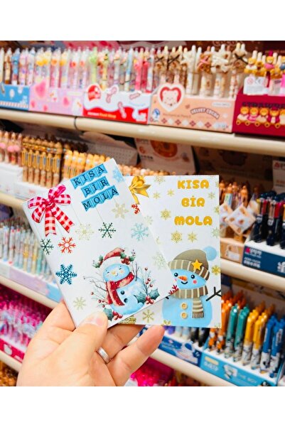 ÖZ KIRTASİYE Kış Temalı Ara Tatil Hediyelik Not Defteri (2adet)